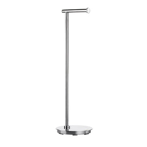 Smedbo Outline Lite Freestanding Round Toilet Roll Holder in Polished Stainless Steel