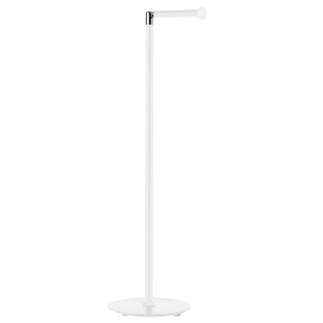 Smedbo Outline Lite Round Base Spare Toilet Roll Holder in White
