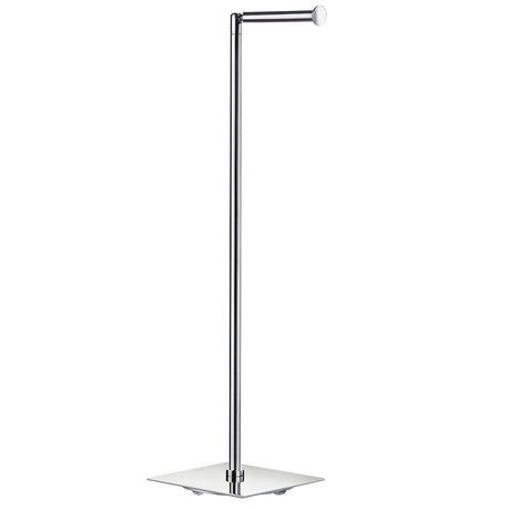 Smedbo Outline Lite Square Base Spare Toilet Roll Holder in Polished Stainless Steel