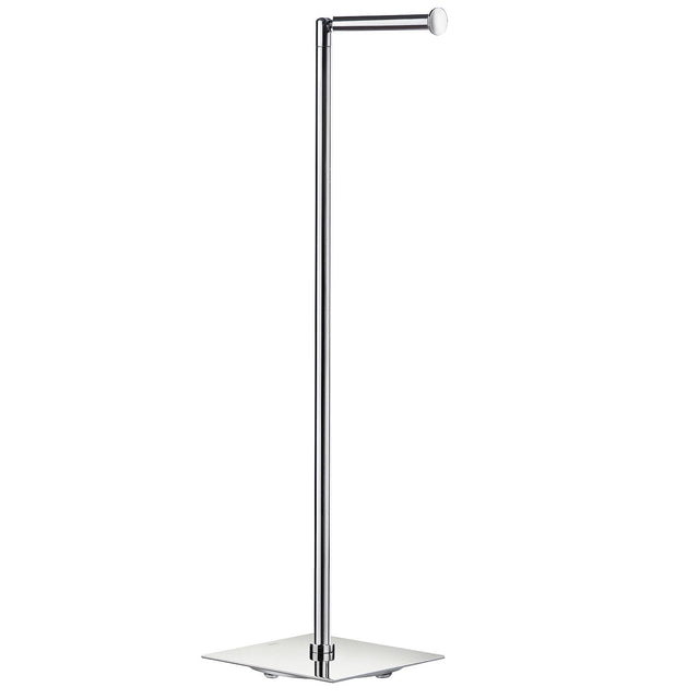 Smedbo Outline Lite Square Base Spare Toilet Roll Holder in Polished Stainless Steel