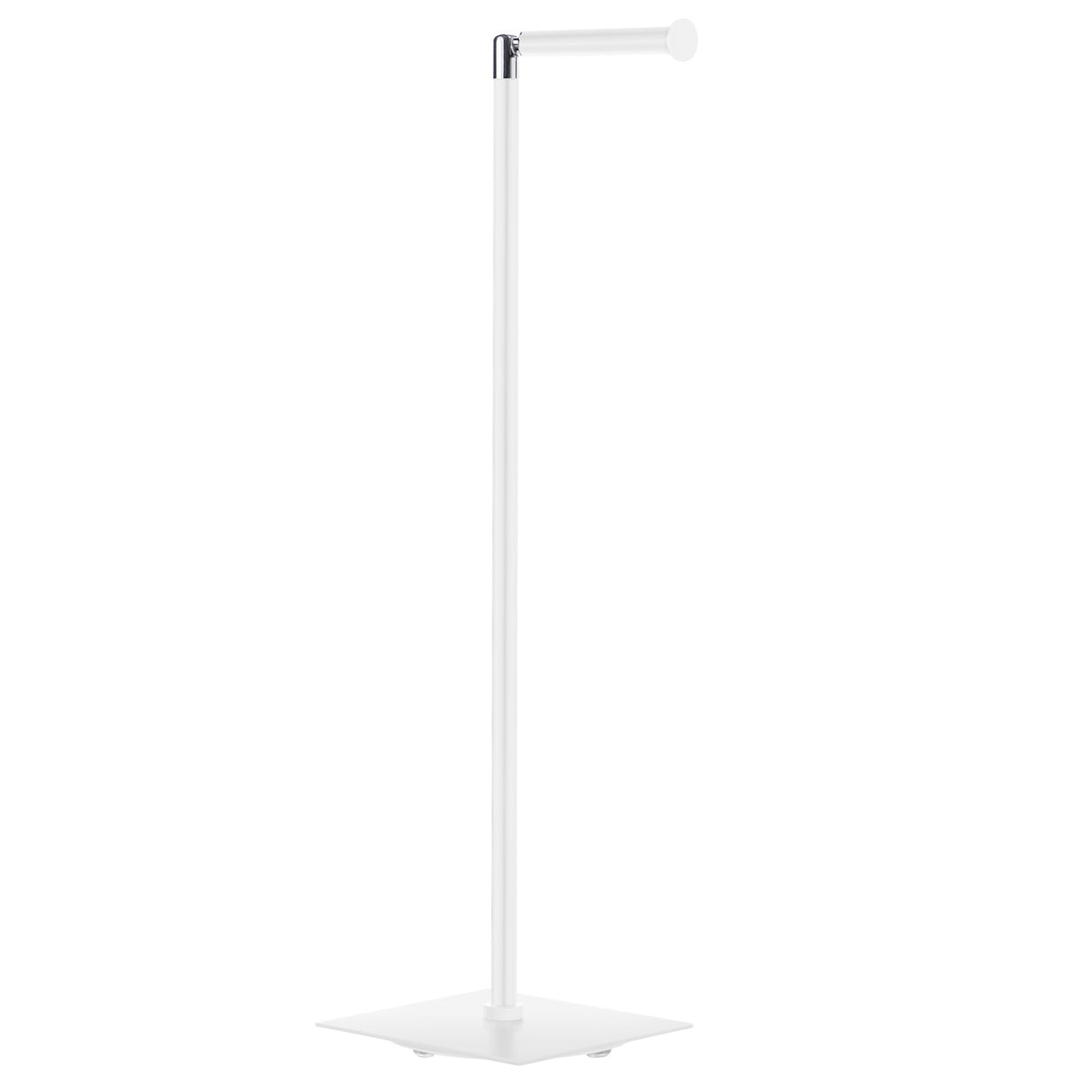 Smedbo Outline Lite Squared Base Spare Toilet Roll Holder in White