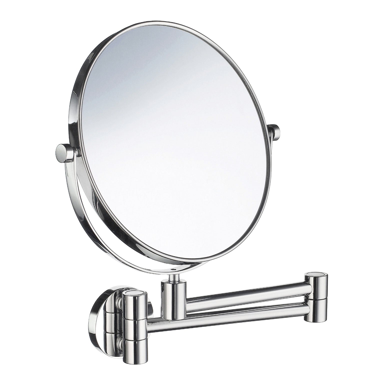 Smedbo Outline Swing Arm 5x Shaving and Make Up Mirror in Polished Chrome