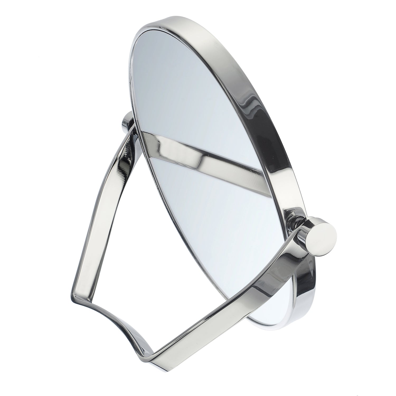 Smedbo Outline Travel Mirror with Swivel Stand in Polished Chrome 2