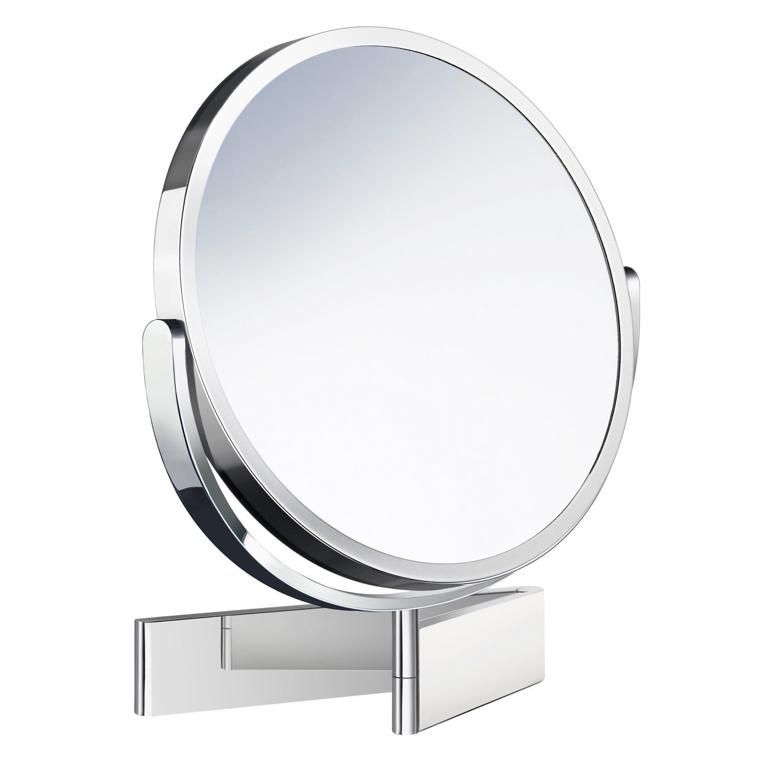 Smedbo Outline Wall Mounted Extendable Cosmetic Mirror In Polished Chrome