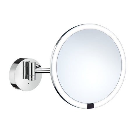 Smedbo Outline Wall Mounted Extendable LED Make Up Mirror In Polished Chrome