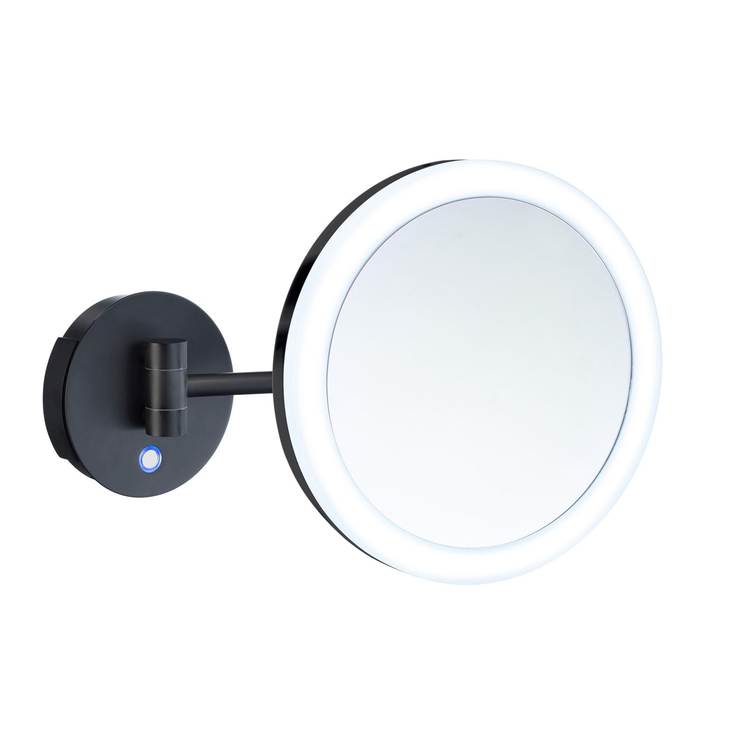 Smedbo Outline Wall Mounted Mirror with LED Technology in Black