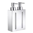 Smedbo Outline Wall Mounted Soap Dispenser 2 Containers in Polished Chrome