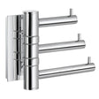 ZK327 Smedbo Pool Chrome Swing Arm Triple Hook