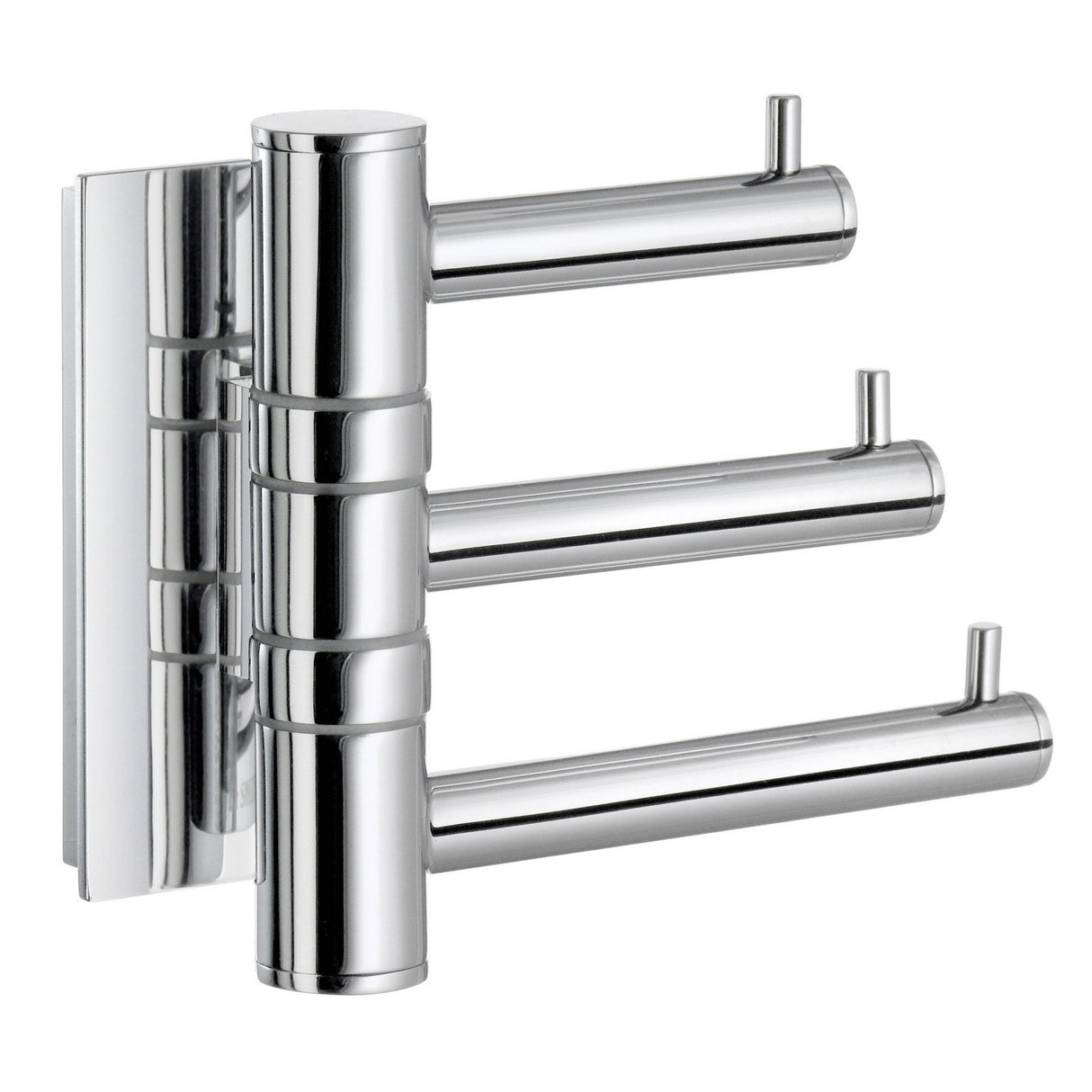 ZK327 Smedbo Pool Chrome Swing Arm Triple Hook