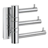 ZK327 Smedbo Pool Chrome Swing Arm Triple Hook