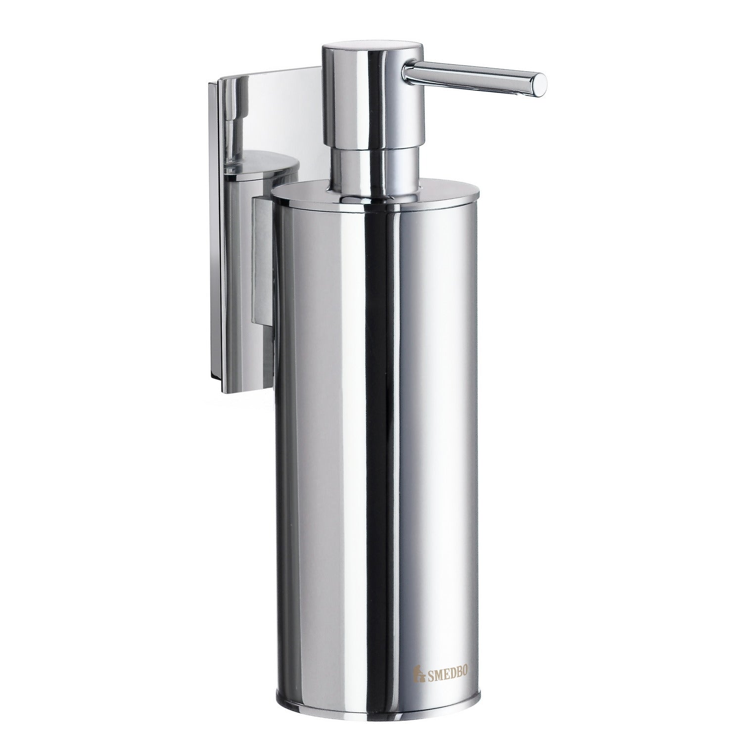 Smedbo Pool Chrome Wall Mounted Soap Dispenser | Lotion Bottle