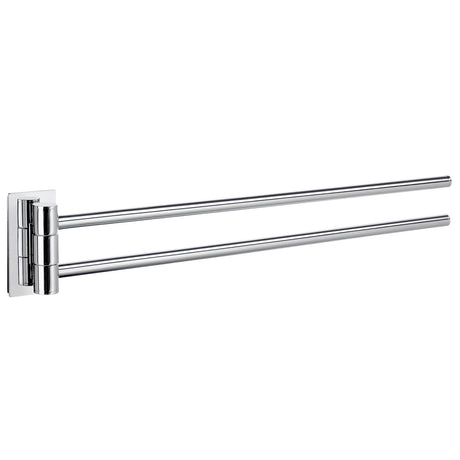ZK326 Smedbo Pool Polished Chrome Swing Arm Towel Rail