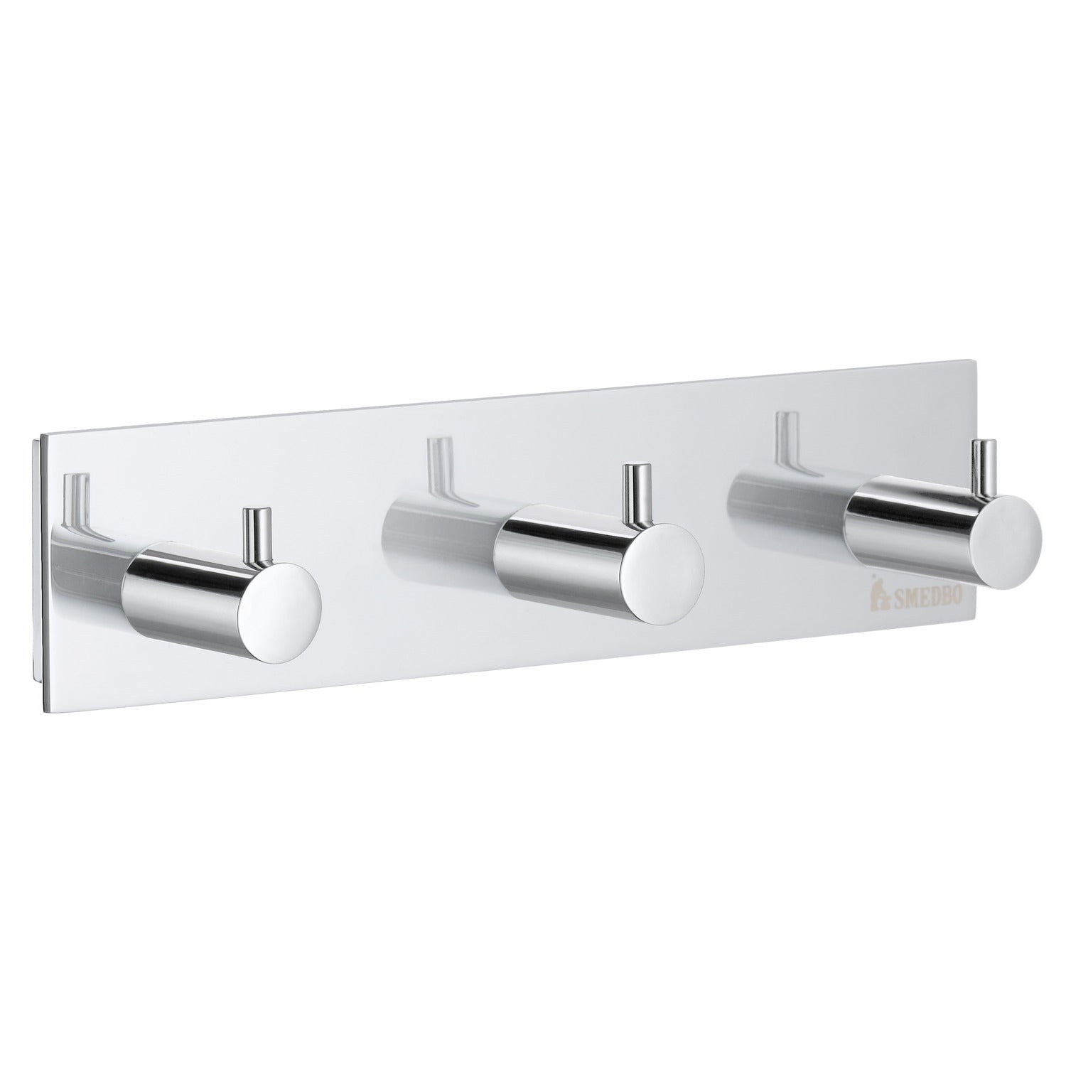 ZK359 Smedbo Pool Polished Chrome Triple Bathroom Hook
