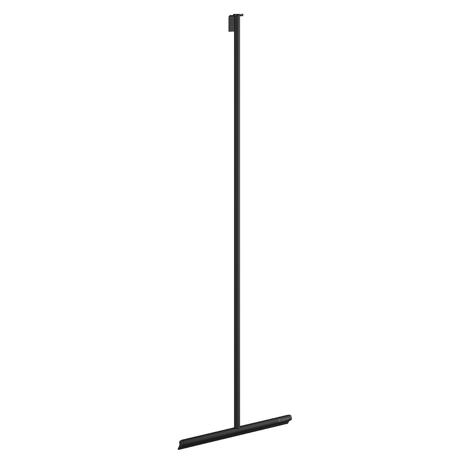 DB2170 Smedbo Sideline Black Floor Squeegee with Self Adhesive Hook