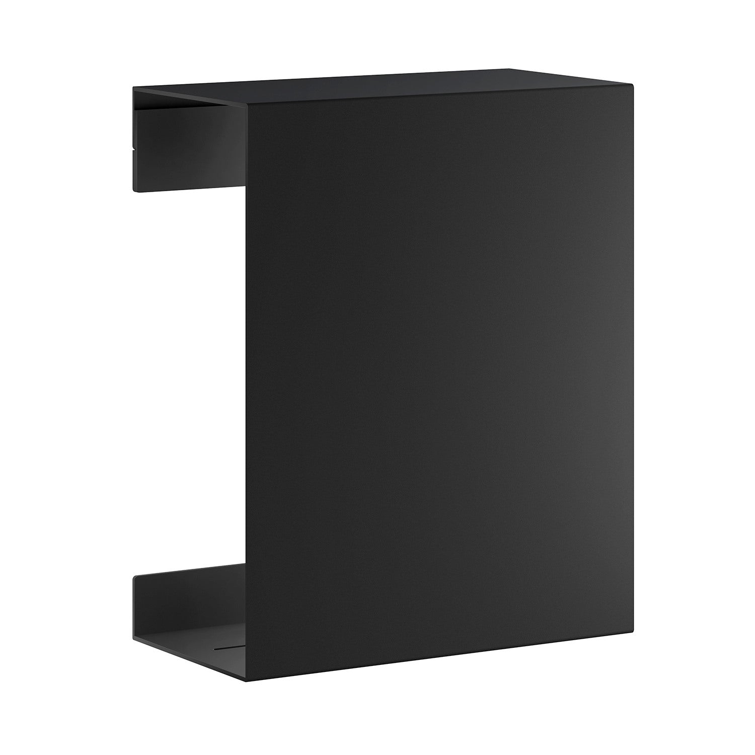 DB5020 Smedbo Sideline Black Shower and Bathroom Shelf Glue Mounted Plate