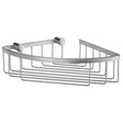 DS2021 Smedbo Sideline Brushed Chrome Corner Shower Basket