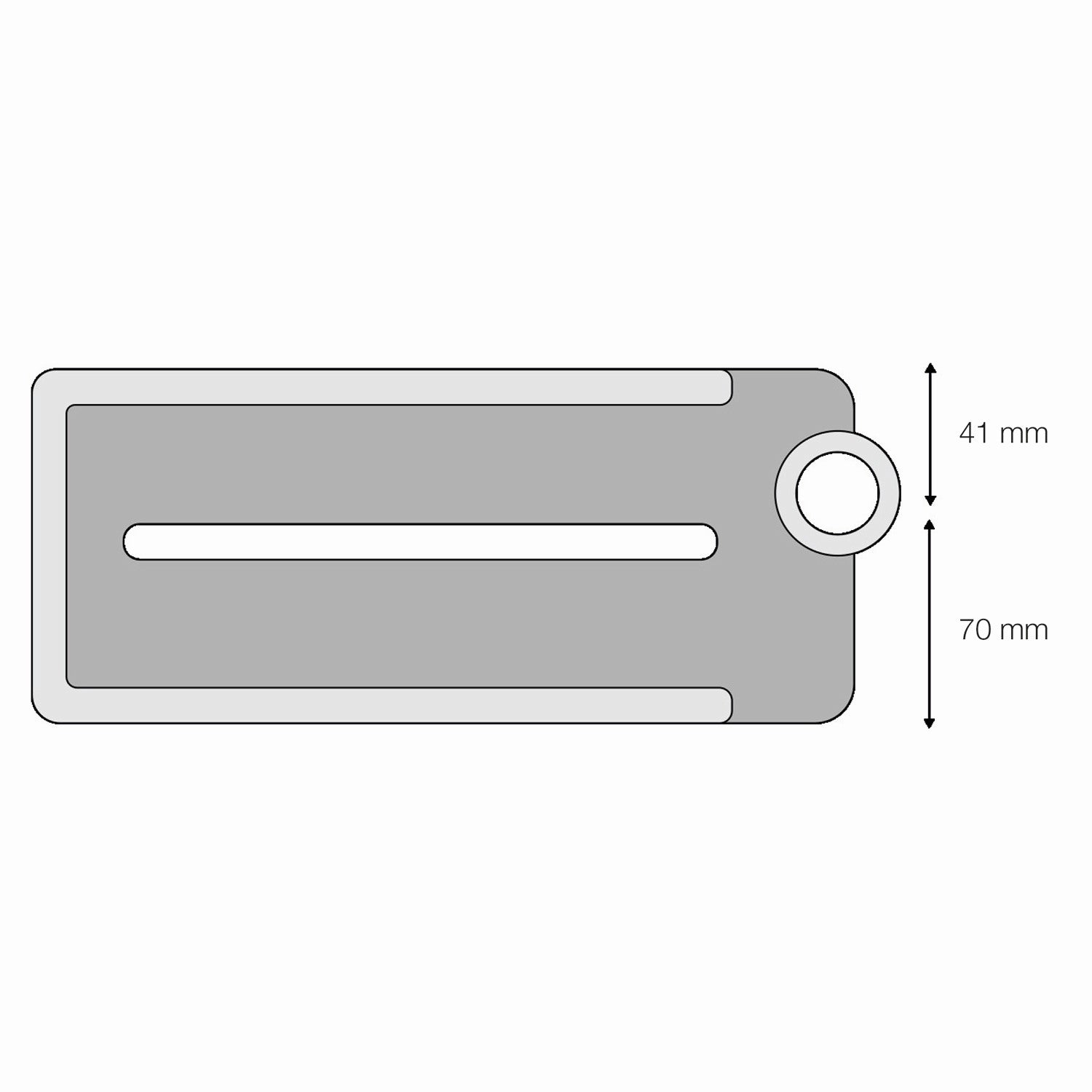 DK3008 Smedbo Sideline Chrome Shower Basket for Riser Rails Line Drawing