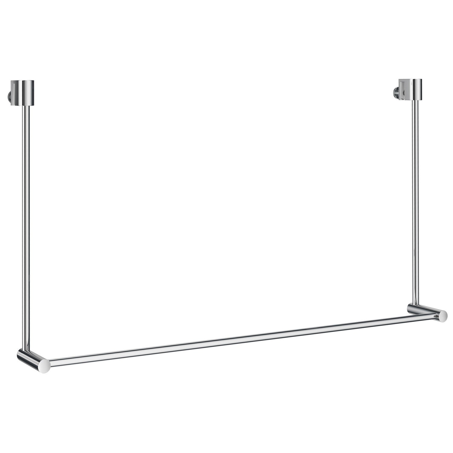 DK3101 Smedbo Sideline Chrome Towel Rail for Glass Shower Panel