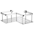 DK3025 Smedbo Sideline Design Polished Chrome Corner Shower Basket