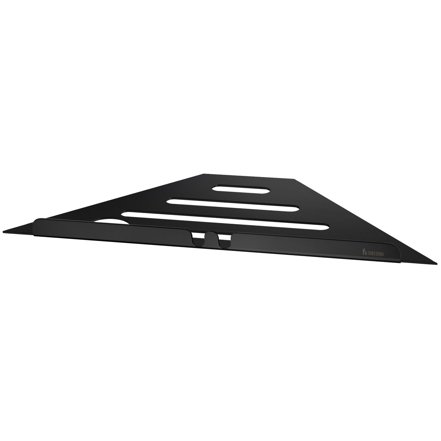 Smedbo Sideline Grout Line Black Corner Shelf | Accessory