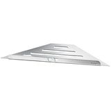 DK3060 Smedbo Sideline Grout Line Polished Corner Shelf