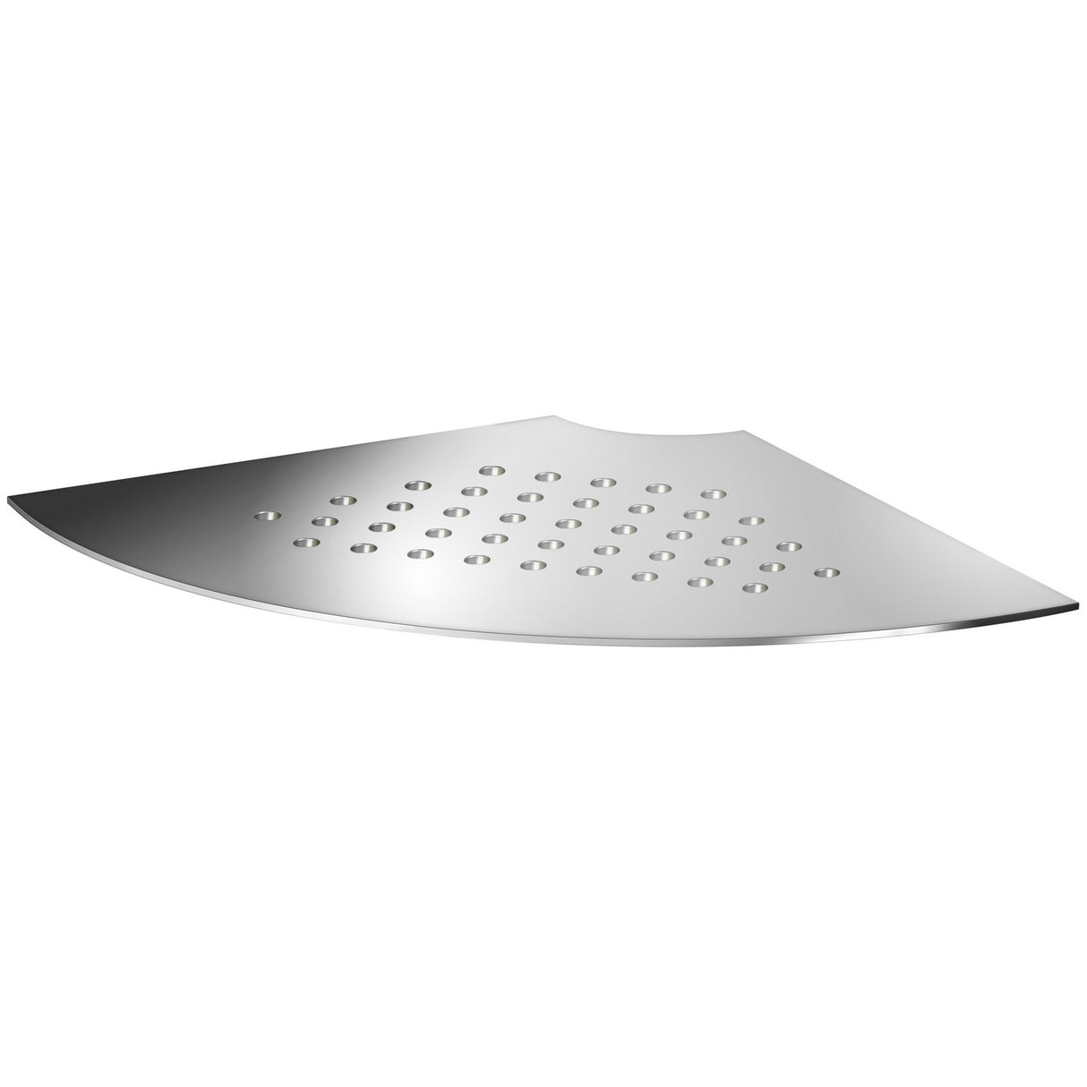DK3063 Smedbo Sideline Grout Line Polished Corner Shelf with Holes