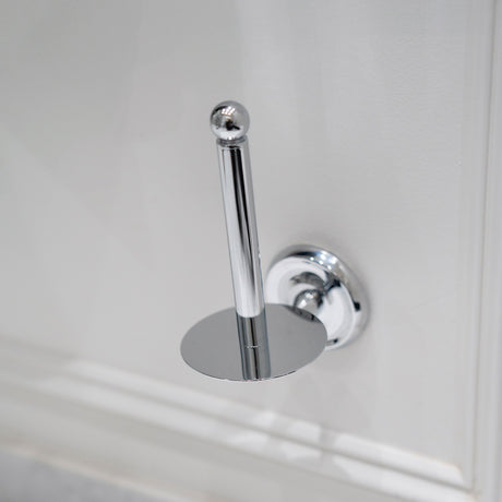 K220 Smedbo Villa Chrome Spare Toilet Roll Holder Lifestyle