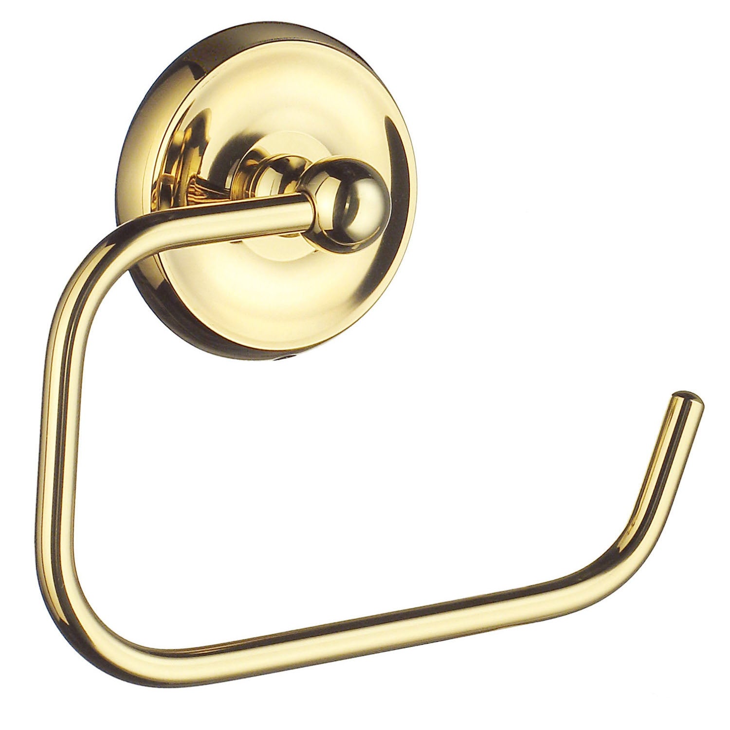 V241 Smedbo Villa Polished Brass Toilet Roll Holder