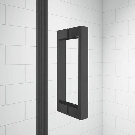Merlyn Ionic Essence Frameless Black Sliding Shower Door Handles