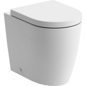 Ajax Caistor Rimless Back to Wall WC and Soft Close Seat