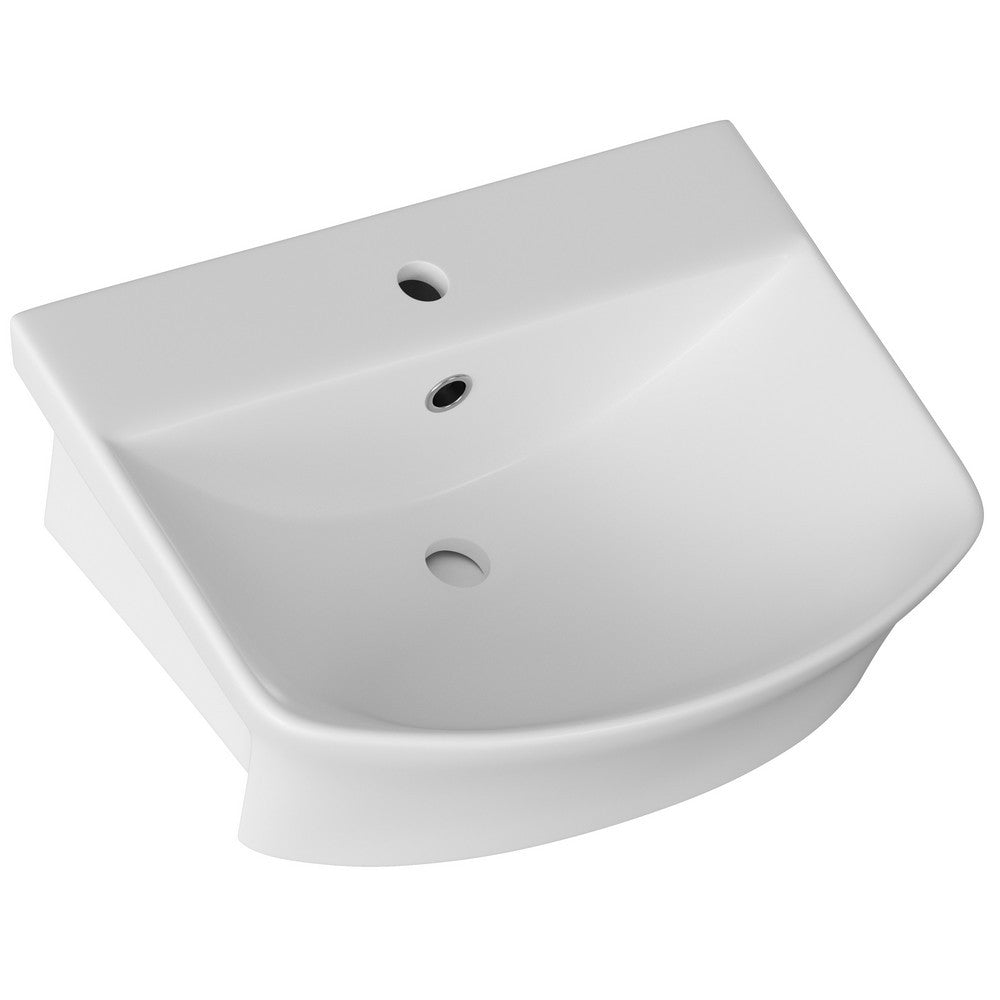 Ajax Donnington 1TH Semi Recessed Basin overview