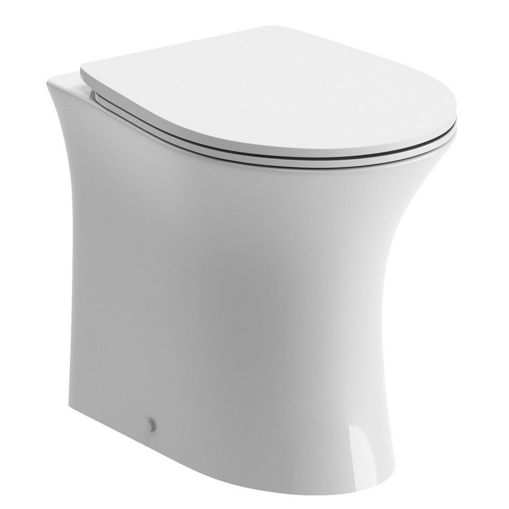 Ajax Donnington Rimless Back to Wall WC and Seat