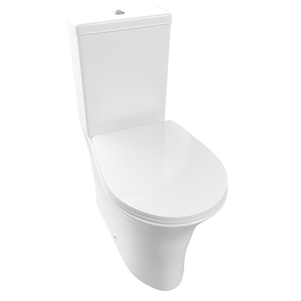 Ajax Donnington Rimless Close Coupled WC and Seat overview
