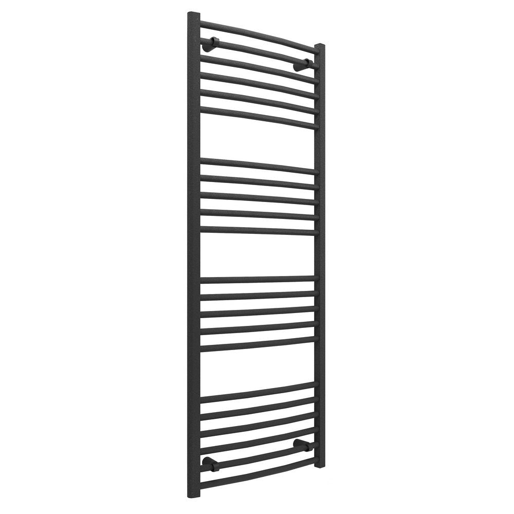 Ajax Kenwick 1600 x 500mm Curved Ladder Towel Warmer in Anthracite
