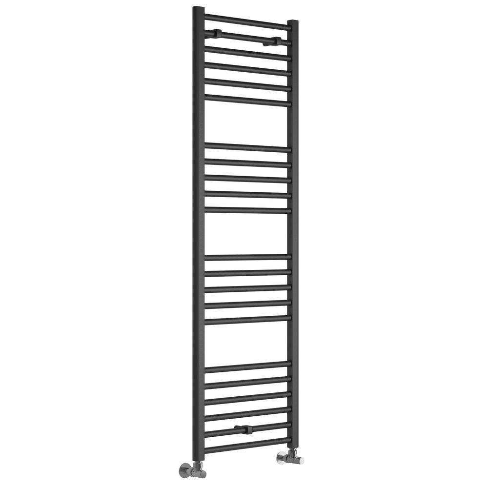 Ajax Kenwick 1600 x 500mm Straight Ladder Towel Warmer in Anthracite