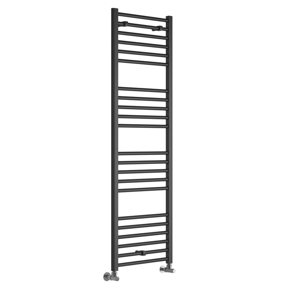 Ajax Kenwick 1600 x 600mm Straight Ladder Towel Warmer in Anthracite