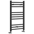 Ajax Kenwick 800 x 500mm Straight Ladder Towel Warmer in Anthracite