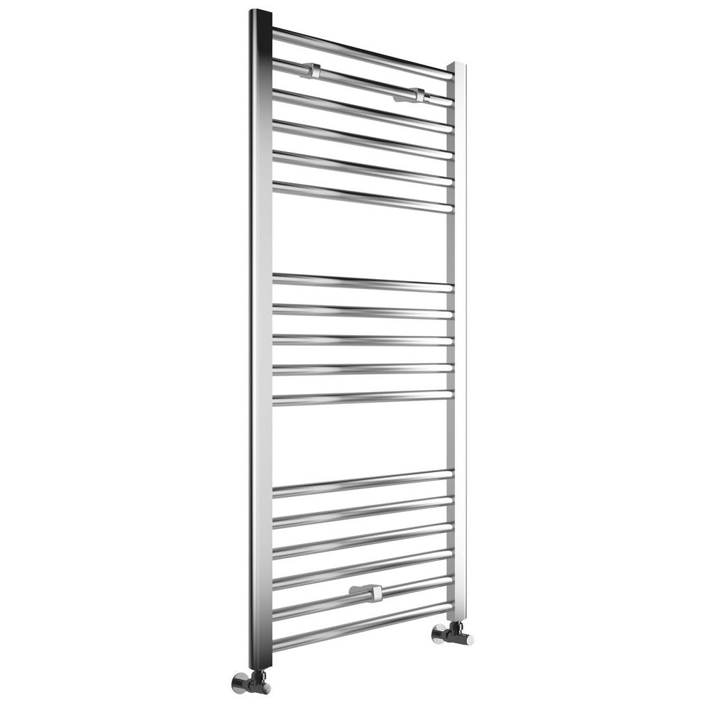 Ajax Kenwick 1200 x 600mm Straight Towel Warmer in Chrome