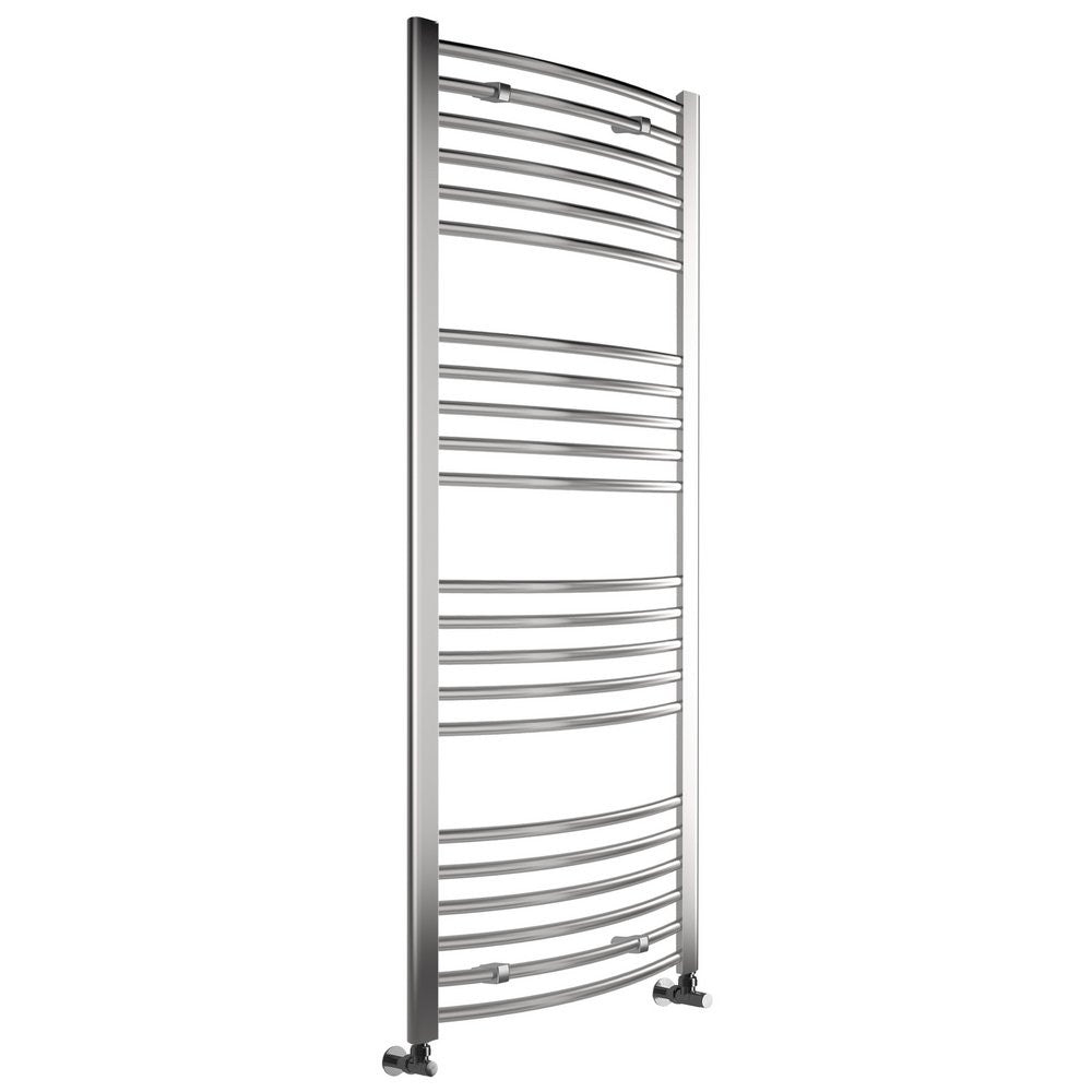 Ajax Kenwick 1600 x 600mm Curved Towel Warmer in Chrome
