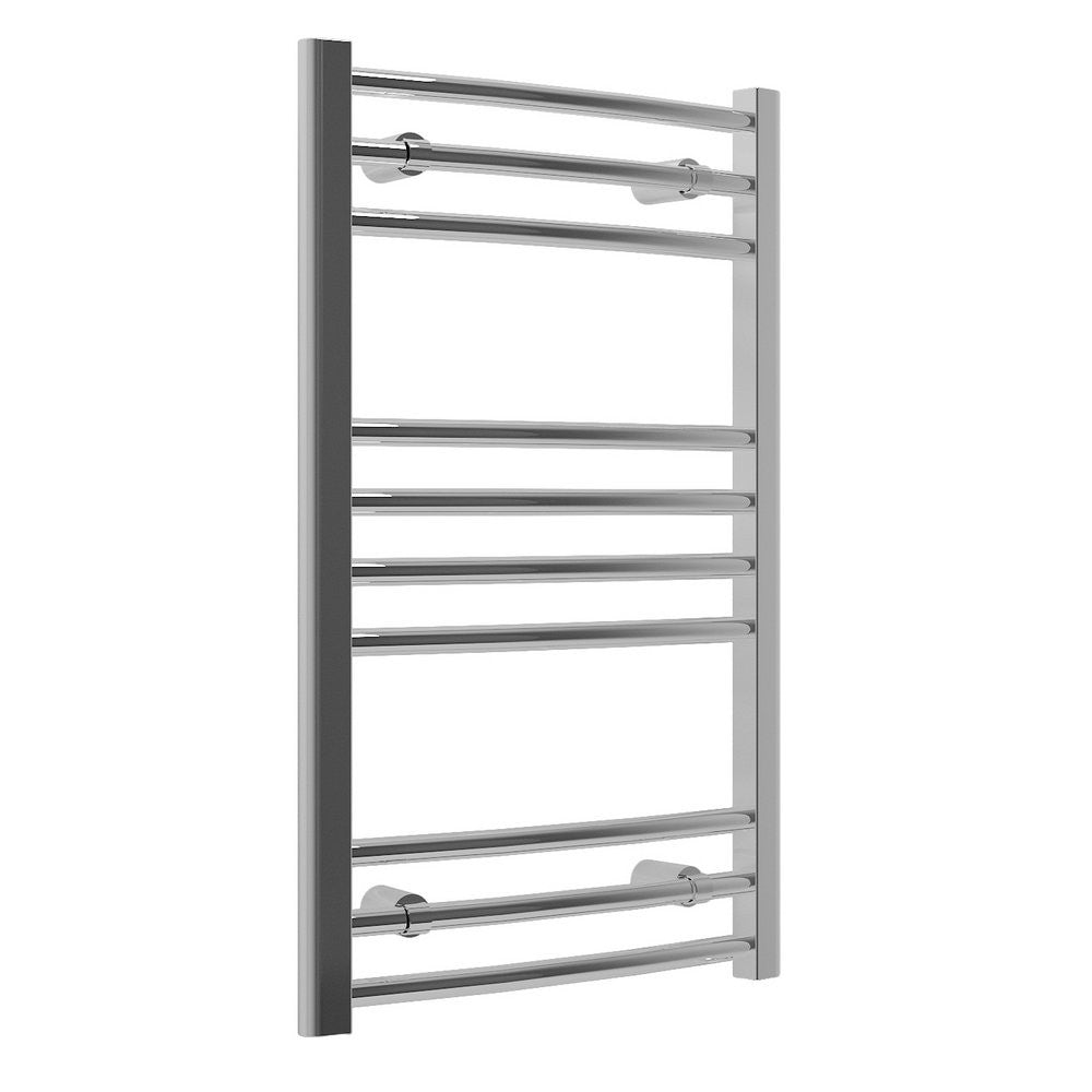 Ajax Kenwick 800 x 500mm Curved Ladder Towel Warmer in Chrome