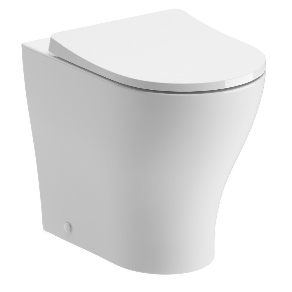 Ajax Maltby Rimless Back to Wall WC with Soft Close Seat