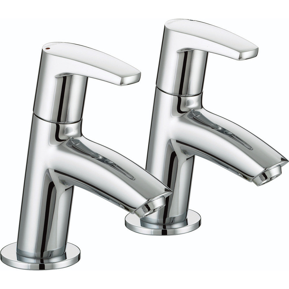 Bristan Orta Basin Taps Pair Chrome