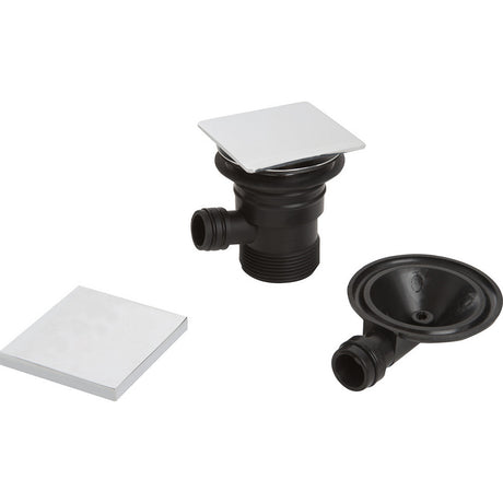 Bristan Square Clicker Bath Waste Chrome