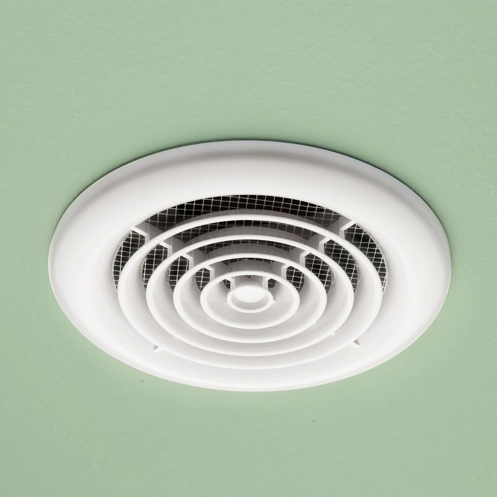 HIB Cyclone Inline Non Illuminated Fan White