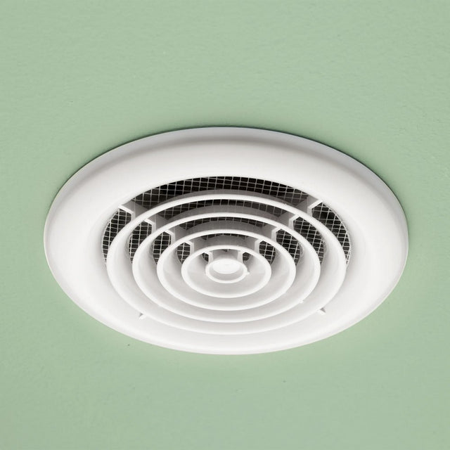 HIB Cyclone Inline Non Illuminated Fan White