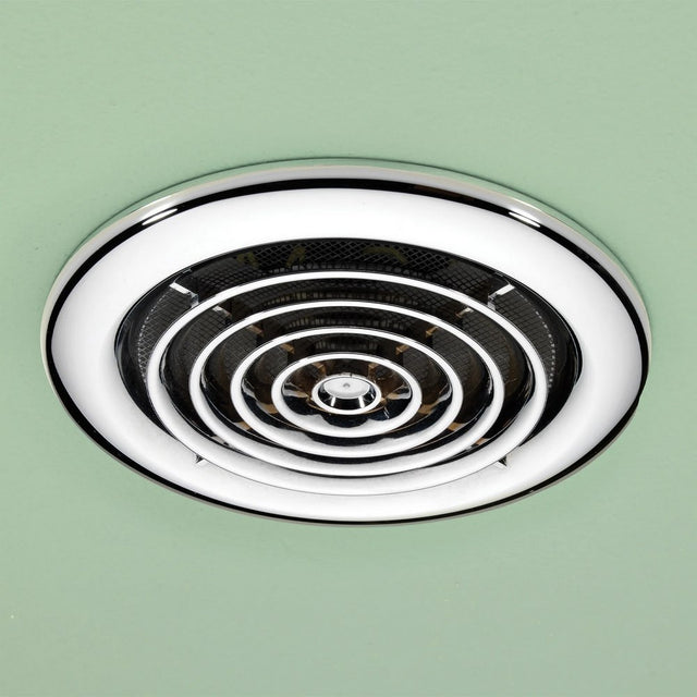 HIB Turbo Inline Non Illuminated Fan Chrome