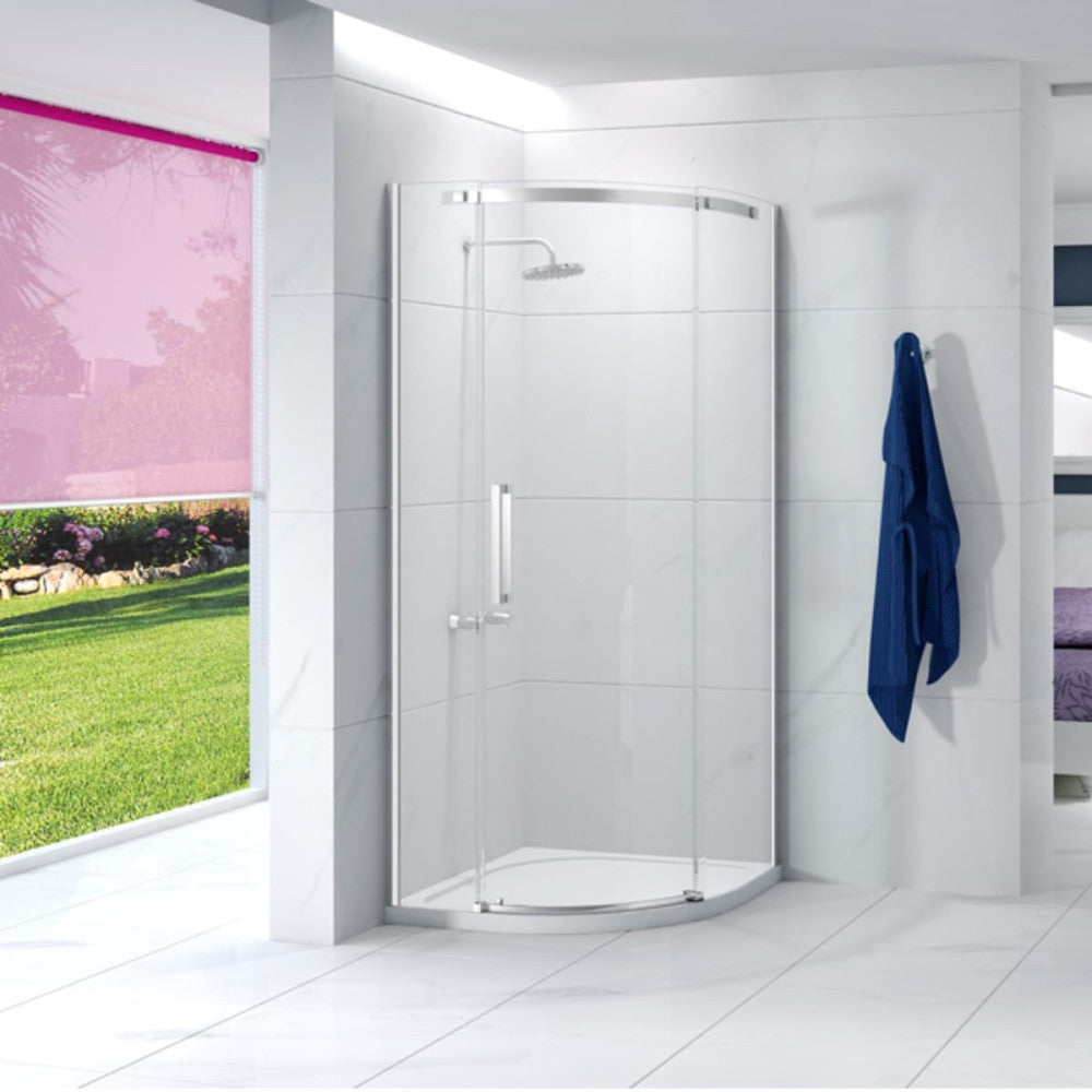 Merlyn Ionic Essence Frameless 900mm One Door Right Hand Quadrant Enclosure