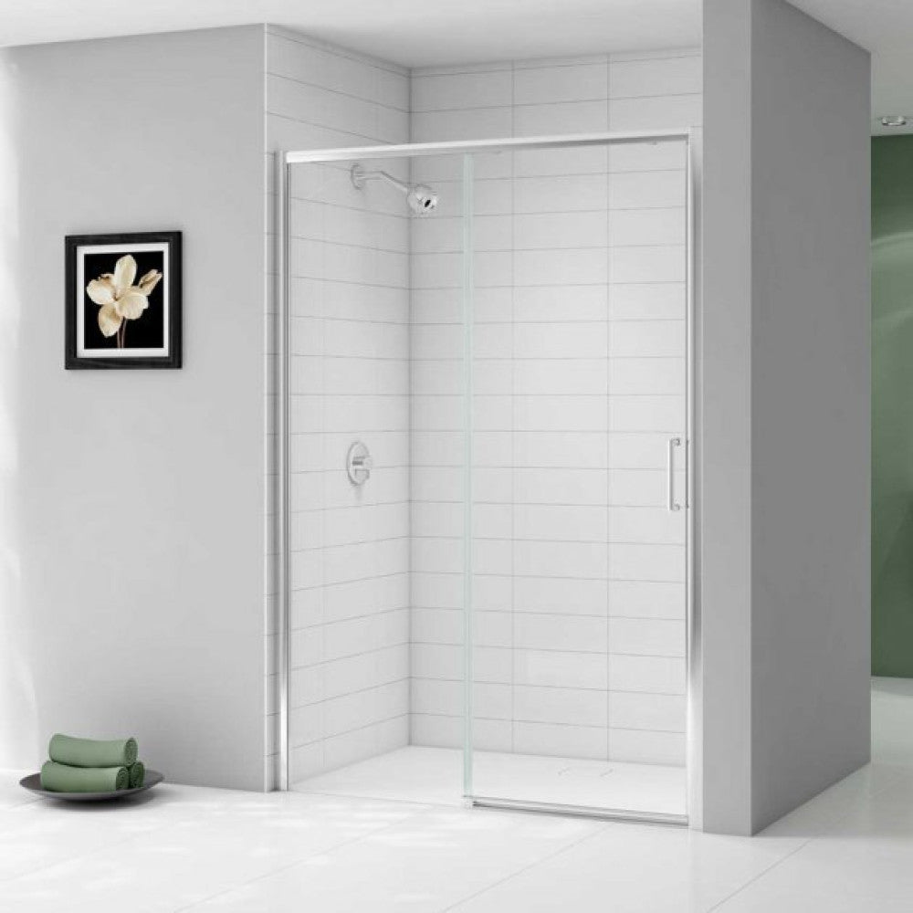 Merlyn Ionic Express Low Level Access Sliding Shower Door - RH - 6mm Glass Corner