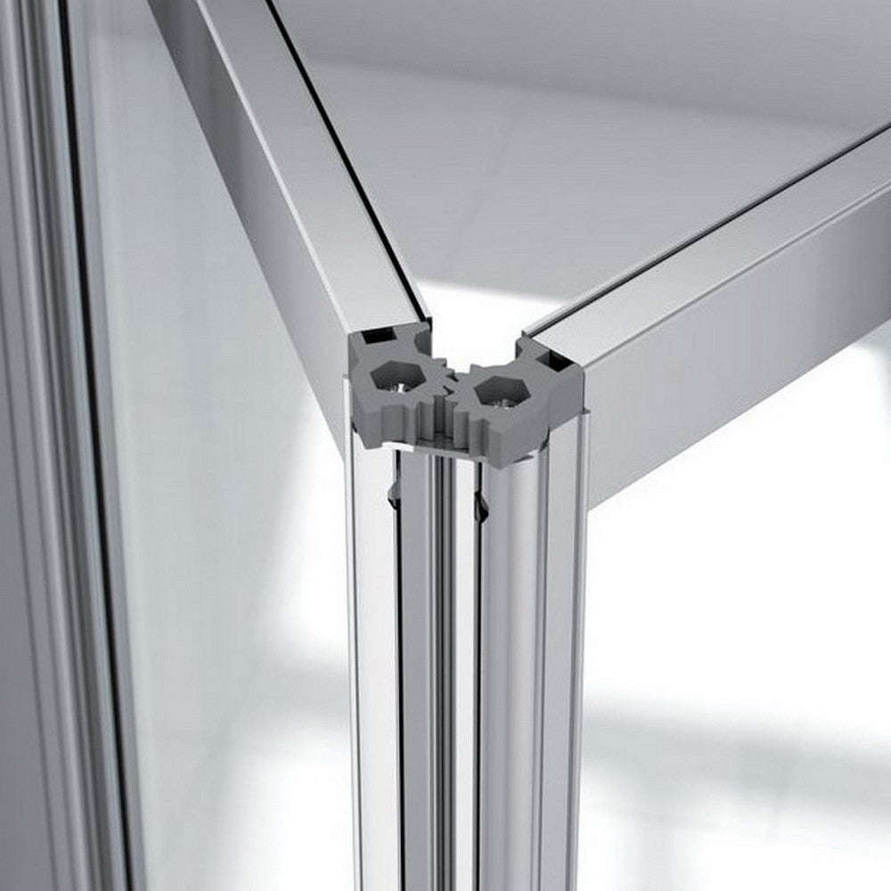 Merlyn Ionic Source Bifold Shower Door corner