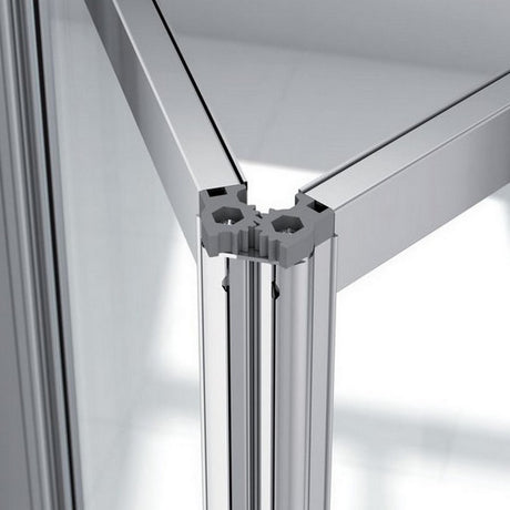 Merlyn Ionic Source Bifold Shower Door corner